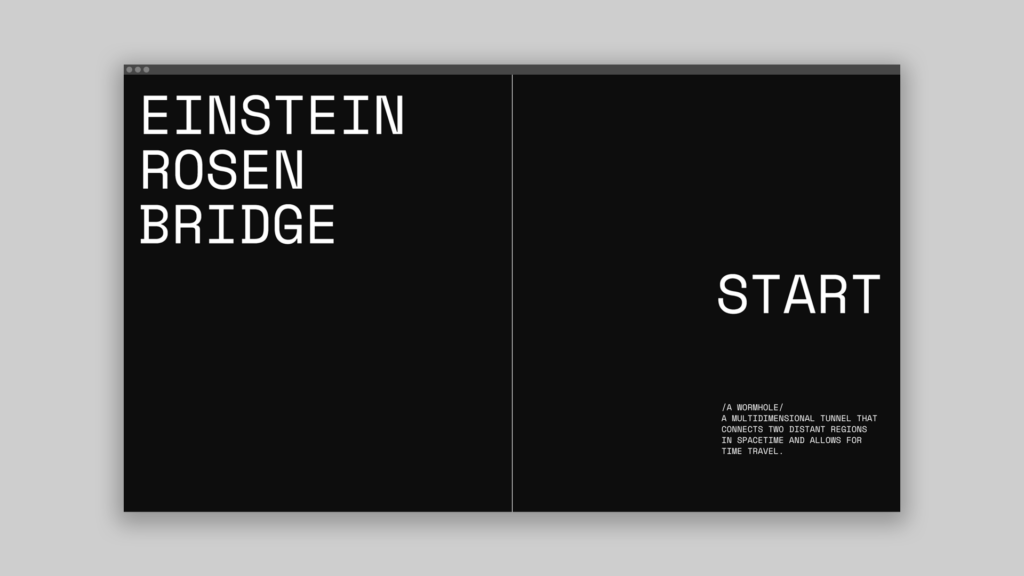 Einstein-Rosen Bridge