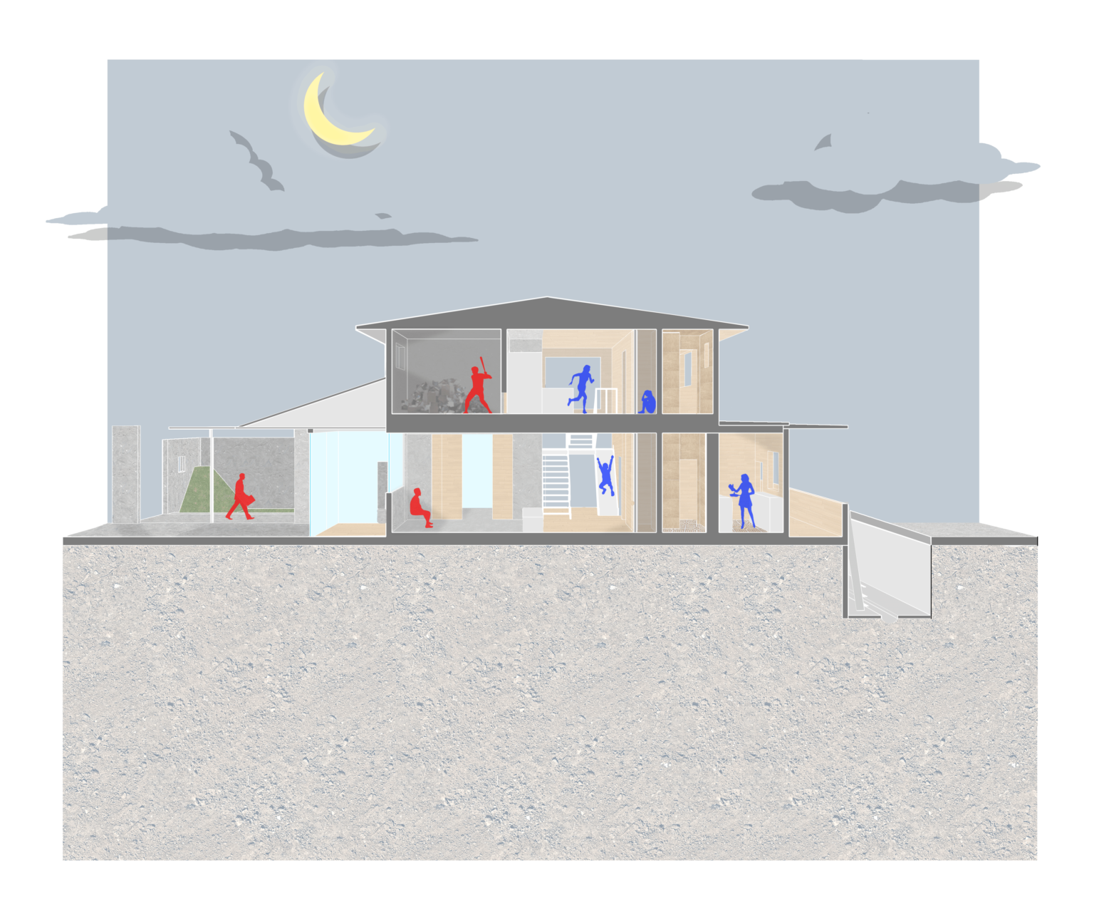 Part 1: Playhouse in the day, danger zone in the night
