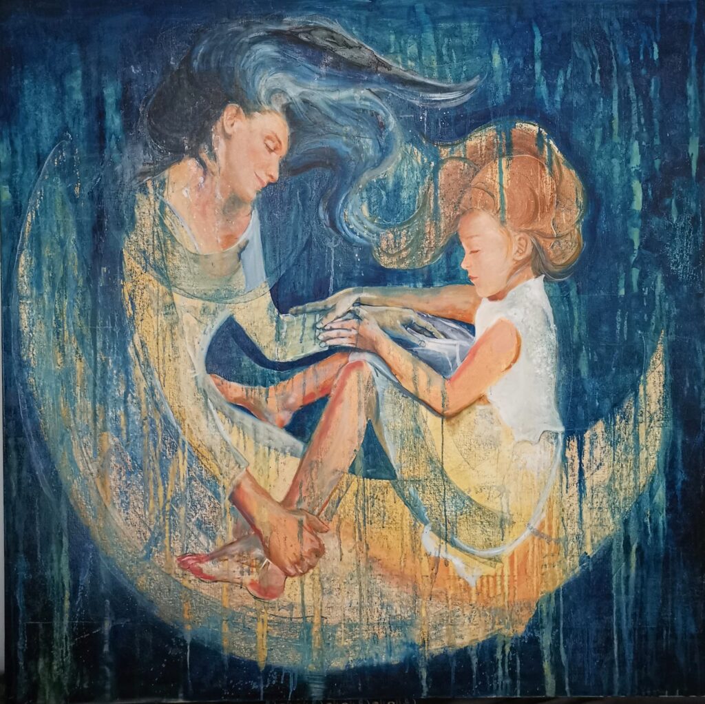 140 x 140 cm oil on canvas 2021
